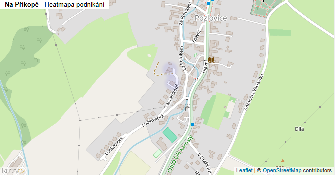 Na Příkopě - mapa podnikání