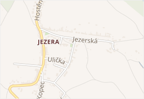 Na rybníku v obci Pozořice - mapa ulice