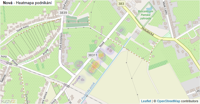 Nová - mapa podnikání