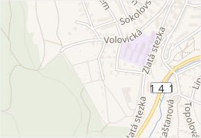 Jabloňová v obci Prachatice - mapa ulice