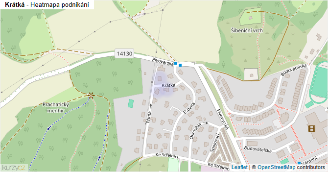 Krátká - mapa podnikání