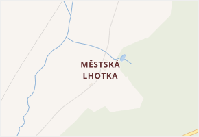 Městská Lhotka v obci Prachatice - mapa části obce