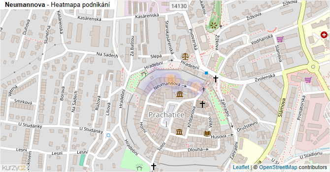 Neumannova - mapa podnikání