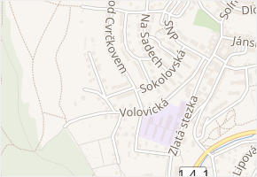 Polní v obci Prachatice - mapa ulice