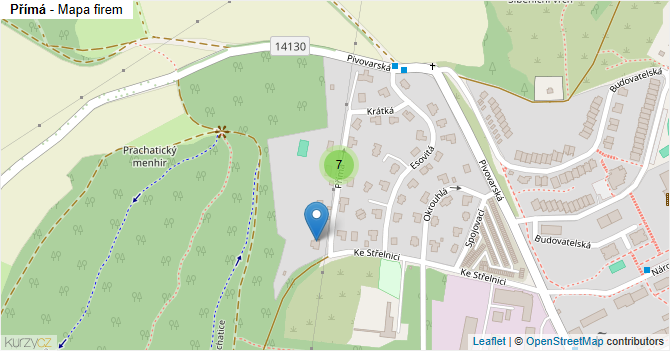 Přímá - mapa firem