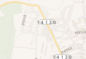 Spojovací v obci Prachatice - mapa ulice