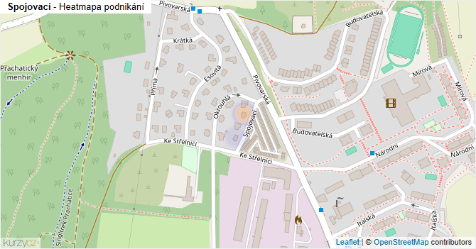 Spojovací - mapa podnikání