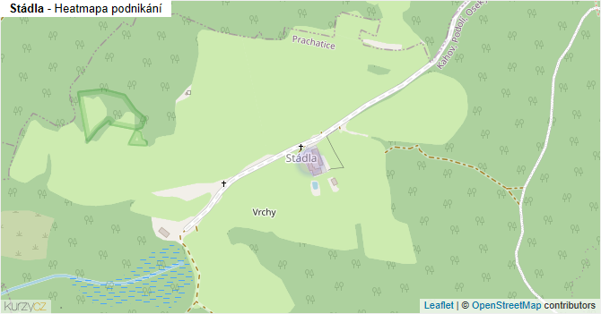 Stádla - mapa podnikání