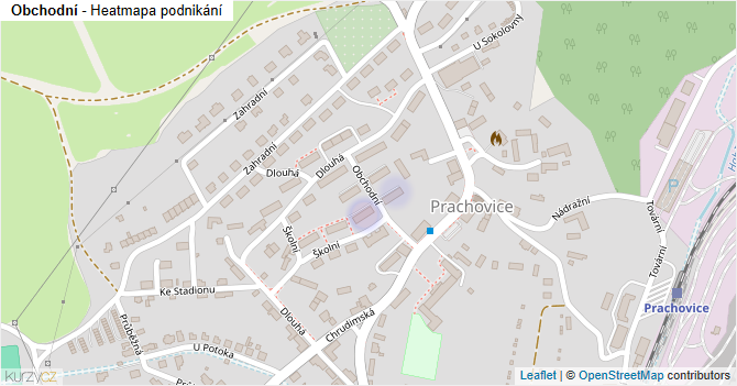 Obchodní - mapa podnikání