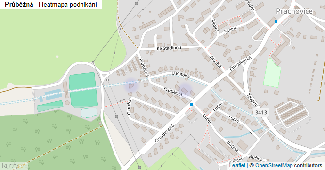 Průběžná - mapa podnikání
