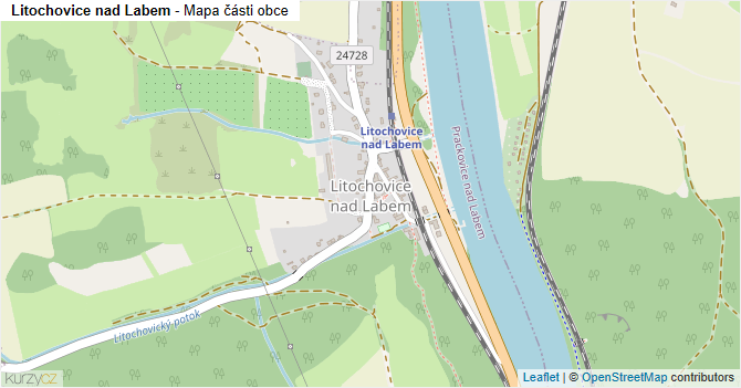 Litochovice nad Labem - mapa podnikání