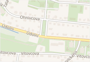 Aksamitova v obci Praha 16 - mapa ulice