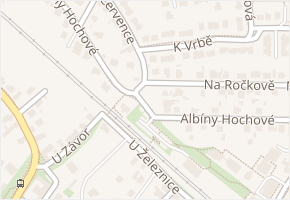 Albíny Hochové v obci Praha - mapa ulice