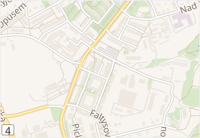 Aleny Santarové v obci Praha - mapa ulice
