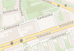 Altajská v obci Praha 13 - mapa ulice