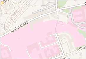 Apolinářská v obci Praha 13 - mapa ulice
