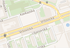 Archangelská v obci Praha - mapa ulice