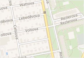 Archimédova v obci Praha - mapa ulice
