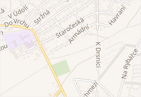 Armádní v obci Praha - mapa ulice