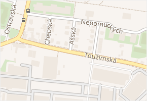 Ašská v obci Praha 13 - mapa ulice