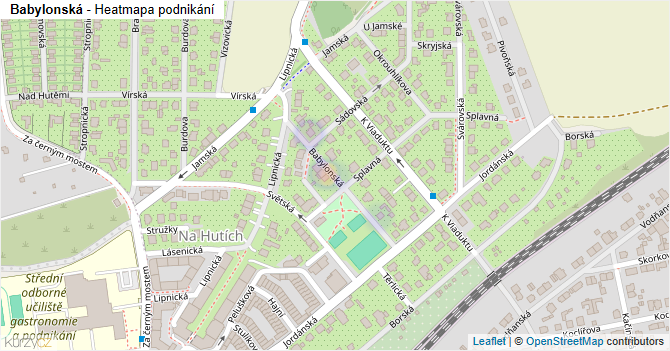 Babylonská - mapa podnikání