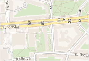 Banskobystrická v obci Praha 4 - mapa ulice