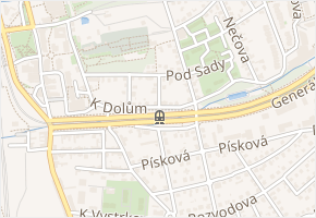 Barákova v obci Praha - mapa ulice