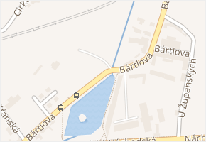 Bártlova v obci Praha - mapa ulice