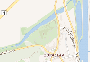 Bartoňova v obci Praha 1 - mapa ulice