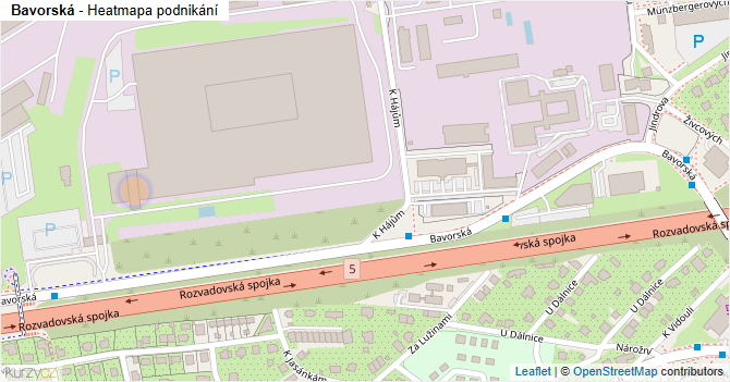 Bavorská - mapa podnikání