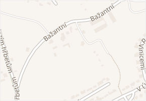Bažantní v obci Praha 2 - mapa ulice
