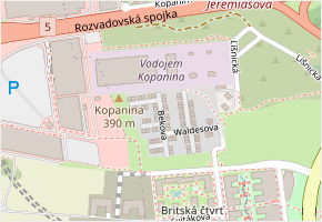 Bekova v obci Praha - mapa ulice