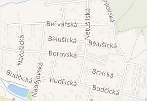 Bělušická v obci Praha 7 - mapa ulice