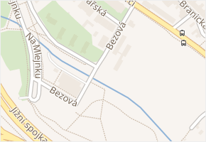 Bezová v obci Praha - mapa ulice