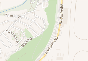 Bílčická v obci Praha 4 - mapa ulice