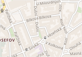 Bílkova v obci Praha 11 - mapa ulice