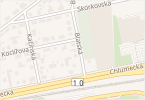 Blatská v obci Praha 4 - mapa ulice