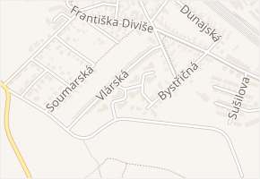 Blšanecká v obci Praha - mapa ulice