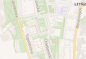 Bohumínská v obci Praha - mapa ulice