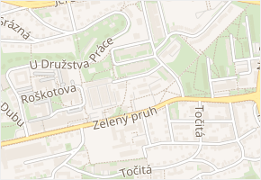 Bohuslava Martinů v obci Praha 11 - mapa ulice