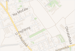 Borotínská v obci Praha - mapa ulice
