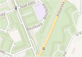 Boučkova v obci Praha - mapa ulice