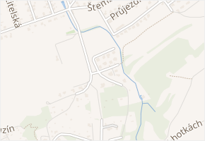 Boudova v obci Praha - mapa ulice