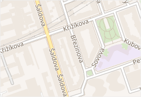 Březinova v obci Praha - mapa ulice