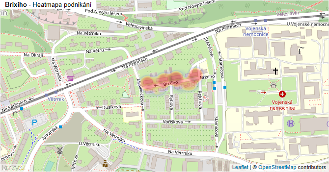 Brixiho - mapa podnikání