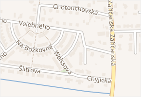 Bromova v obci Praha - mapa ulice