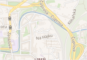Bryknarova v obci Praha - mapa ulice