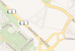 Buchlovská v obci Praha - mapa ulice