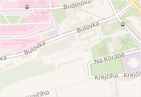 Bulovka v obci Praha - mapa ulice