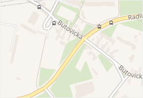 Butovická v obci Praha - mapa ulice